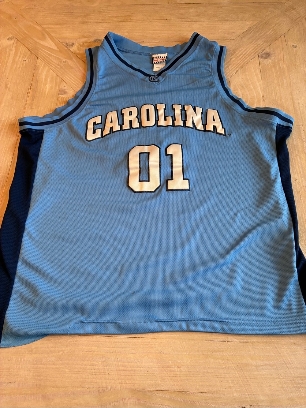 Carolina 01 Light Blue Basketball Jersey